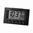 リズム多機能電波時計フィットウエーブスマート　黒