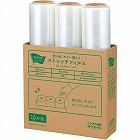 ストレッチフィルム１５μｍ５００×３００ｍ３巻×２