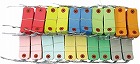カラー荷札６号　豆　１０色アソート　１０００枚
