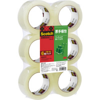 スコッチ透明梱包用テープ重量物用６巻パック