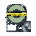 テプラ　ＰＲＯテープ　インデックス黄ラベル　黒文字