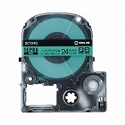 テプラ　ＰＲＯテープ　インデックス緑ラベル　黒文字