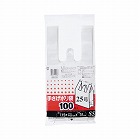 厚口手さげポリ袋２５号厚み０．０１５半透明１００枚