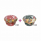 どん兵衛　西日本版天ぷらそば＋きつねうどんセット