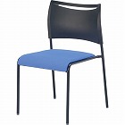 ＬＴＳチェア座布張りブラックフレームＢＬ４脚セット