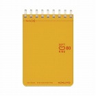 ソフトリングメモ　ドット入Ｂ罫　Ａ７　８０枚　橙