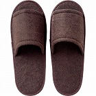 パイルスリッパ　ブラウン　１０足入り
