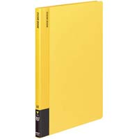 クリヤーブック固定式　Ａ４縦　２０Ｐ　黄　１０冊