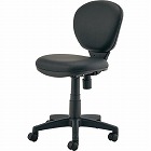 抗菌レザーチェア　ブラック