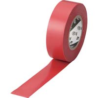 脱鉛タイプ　ビニールテープ　１９×１０ｍ　赤　１巻