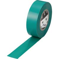 脱鉛タイプ　ビニールテープ　１９×１０ｍ　緑　１巻