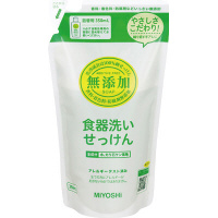 無添加食器洗いせっけん　詰替用　３５０ｍｌ×５