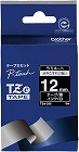 ピータッチＴＺｅテープ　黒　白文字　１２ｍｍ幅