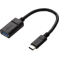 ＵＳＢ３．１変換ケーブル（Ｃ‐Ａメス）０．１５ｍ黒