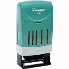 Ｘスタンパー回転日付印　欧文日付　３号　赤