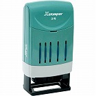 Ｘスタンパー回転日付印　欧文日付　３号　藍