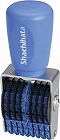 エルゴグリップ　回転ゴム印　欧文８連６号　ゴシック