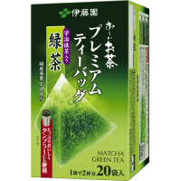 プレミアムティーバッグ　抹茶入り緑茶　２０袋