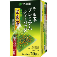 プレミアムティーバッグ　宇治抹茶入り玄米茶　２０袋