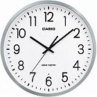 スタンダード電波掛時計　アルミ枠　直径３６０