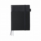カバーノート＜システミック＞Ａ５合皮　ブラック