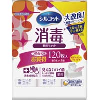 シルコット消毒ウェット　詰替　４０枚×３Ｐ