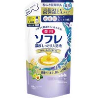 薬用ソフレ濃厚しっとり入浴液　ホワイトフローラルの