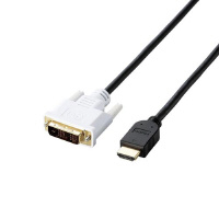 ＨＤＭＩ‐ＤＶＩ変換ケーブル　１ｍ　ブラック