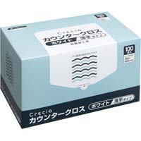 クレシア　カウンタークロス　薄手ホワイト　１００枚