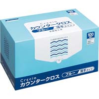 クレシア　カウンタークロス　薄手ブルー　１００枚