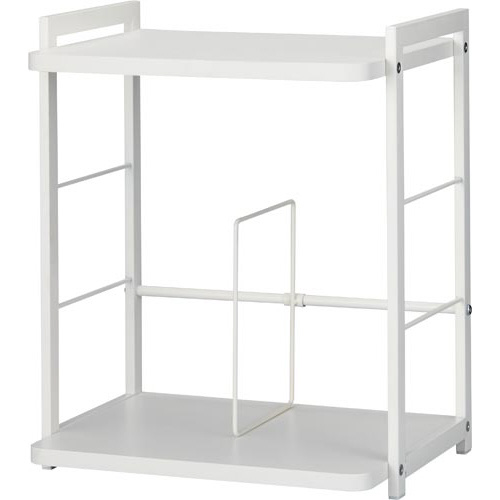 Katazuk天板付ブックスタンド 幅350 白