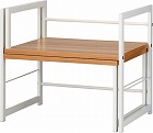 Ｋａｔａｚｕｋスライド足元収納４００‐７３０薄茶