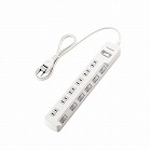 省エネタップ　一括＆個別スイッチ　６個口　１ｍ