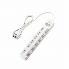 省エネタップ　一括＆個別スイッチ　６個口　２ｍ