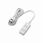シャッタータップ　雷ガード　３個口　３ｍ　ホワイト