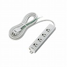 ＯＡタップ３ピン対応　４個口　マグネット付き　３ｍ