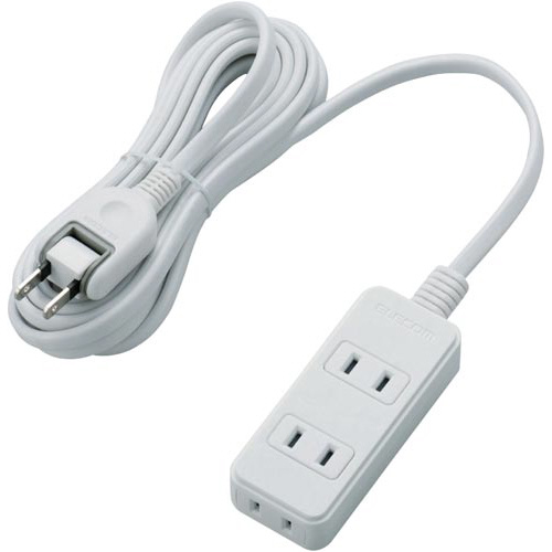 スイングプラグタップ 3個口 3m ホワイト T-TS02-2330WH