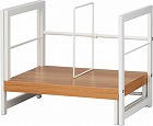 Ｋａｔａｚｕｋスライド本棚幅３６３‐６５６薄茶３台