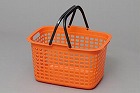 キャリーバスケット　オレンジ／ブラック