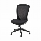 ラフィナートネット２チェア　肘なし　ブラック