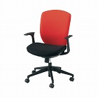 ラフィナート２チェア　肘付　レッド