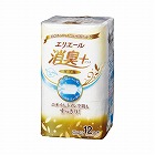 エリエール消臭＋トイレット　ダブル２５ｍ１２個×６