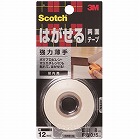 はがせる　両面テープ　強力薄手　１２ｍｍ×８ｍ１巻