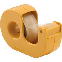 セロテープ小巻カッター付まっすぐ切れるタイプ黄×５