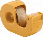 セロテープ小巻カッター付まっすぐ切れるタイプ黄×５