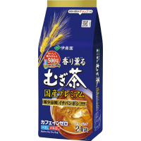 香り薫るむぎ茶国産プレミアムティーバッグ２４袋