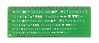 テンプレート　ＴＥ‐５　英数字記号定規