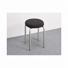 スツールクッション　ピタット　ブラック×４