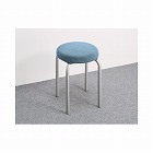 スツールクッション　ピタット　ライトブルー×４