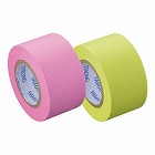 メモックロールテープ強粘着詰替用　２５ｍｍ幅桃・黄